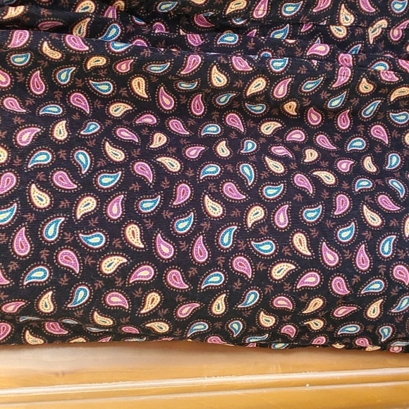 VERA BRADLEY, Cordery lounge pants. Paisley print, tie and elastic waist. Sz m - Picture 3 of 6